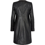 ONSTAGE COLLECTION Leather coat Coat Black