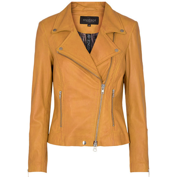 ONSTAGE COLLECTION Biker Jacket Jacket Apricot