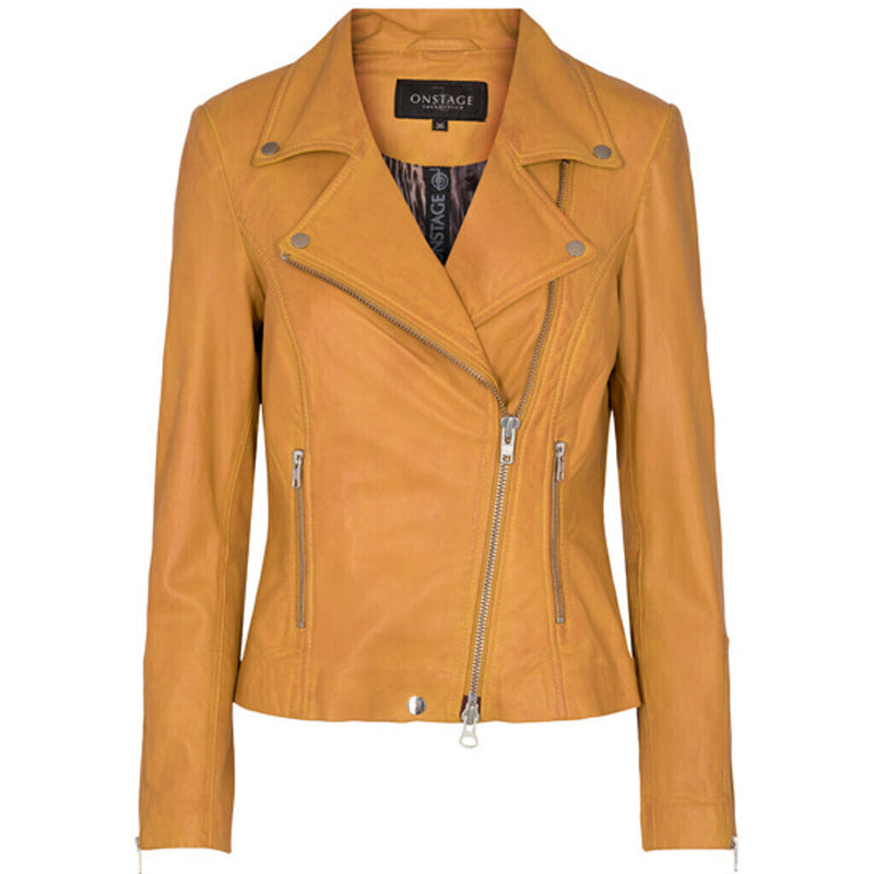 ONSTAGE COLLECTION biker jacket Jacket Apricot