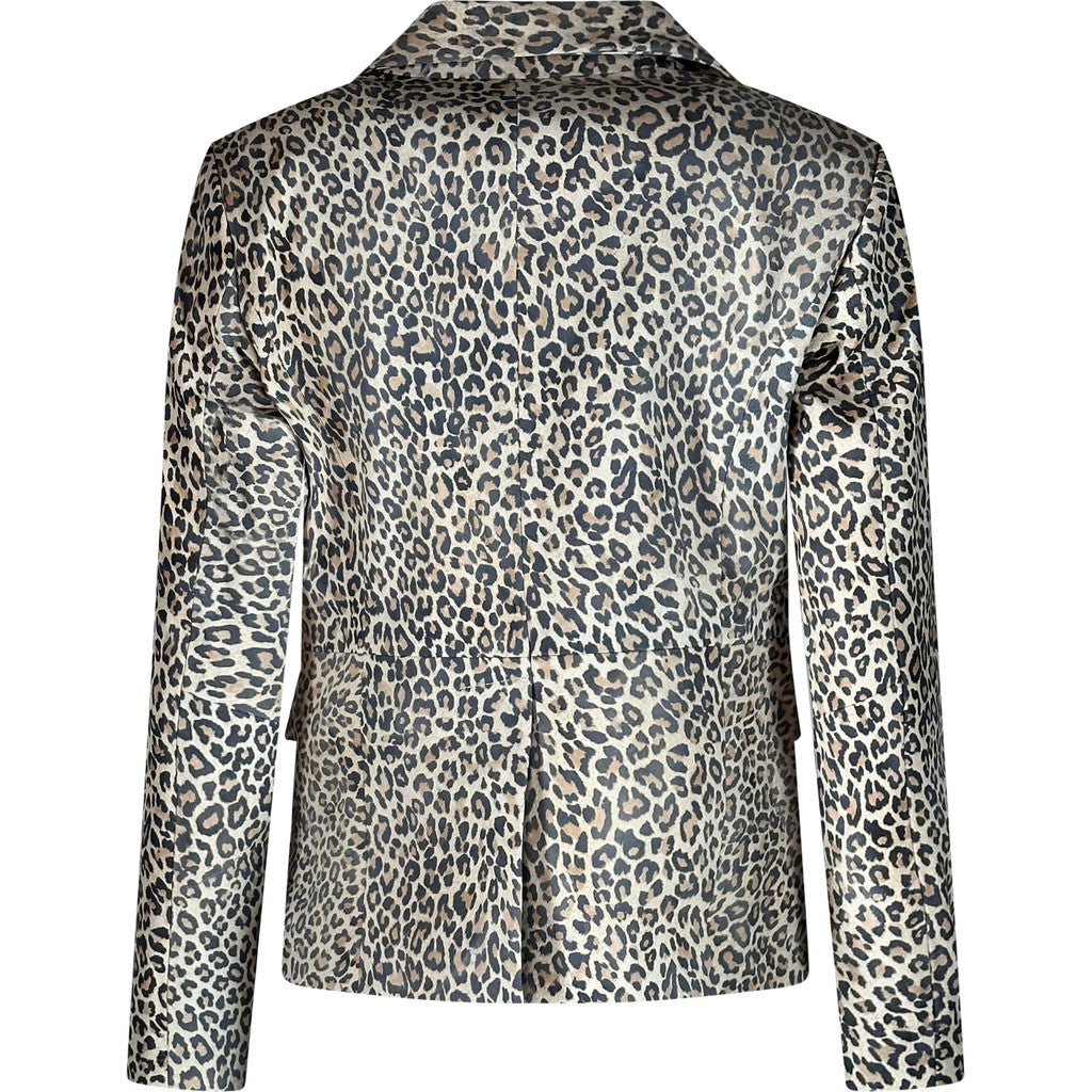Pink Leopard Blazer