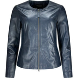 ONSTAGE COLLECTION Classic Leather Jacket Jacket Navy