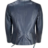 ONSTAGE COLLECTION Classic Leather Jacket Jacket Navy