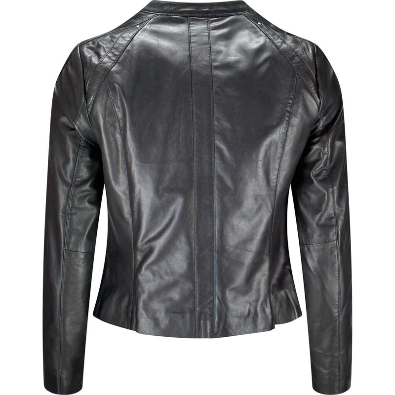 ONSTAGE COLLECTION Classic Leather Jacket Jacket Black