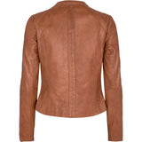 ONSTAGE COLLECTION Classic Leather Jacket Jacket Marron