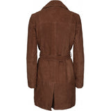 ONSTAGE COLLECTION Coat suede Coat Marron