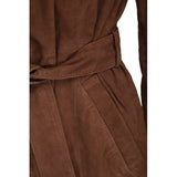 ONSTAGE COLLECTION Coat suede Coat Marron