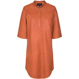 ONSTAGE COLLECTION Dress Shirt Dress Rust