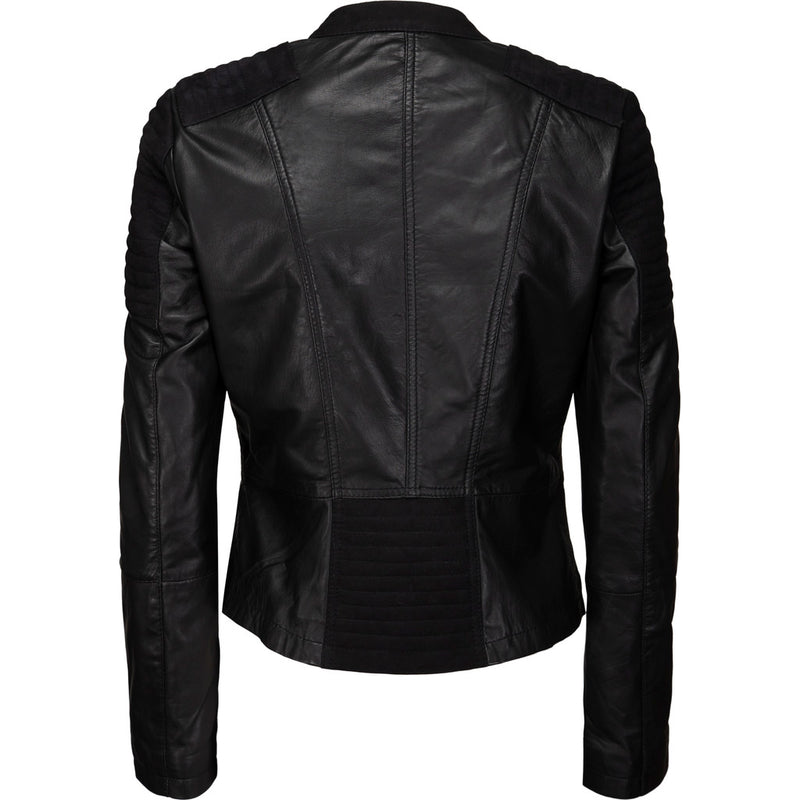 ONSTAGE COLLECTION JACKET LEATHER+SUEDE Jacket Black