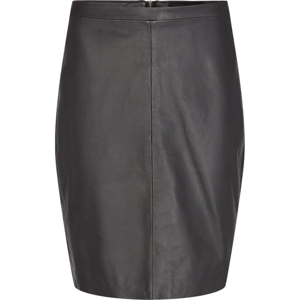 Leather skirt - Black