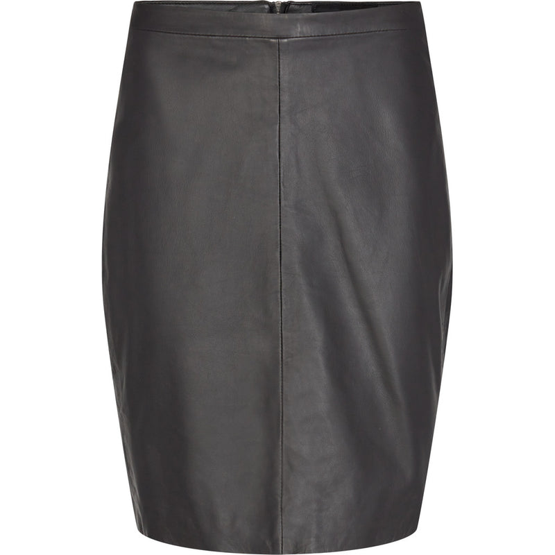 Leather skirt - Black