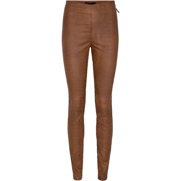 ONSTAGE COLLECTION LAMB ALIGATOR Legging Stretch Aligator Cognac