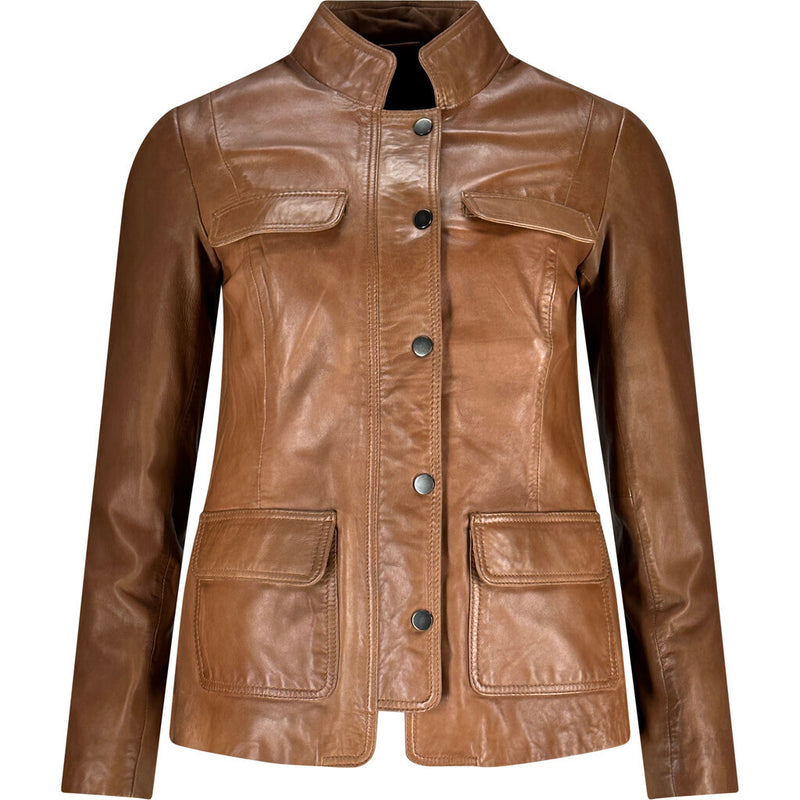 ONSTAGE COLLECTION Lamb Rio Jacket Marron