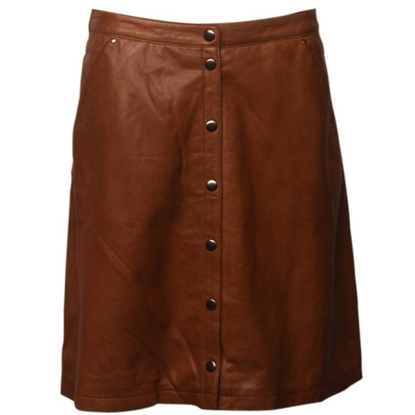 ONSTAGE COLLECTION Leather Skirt with buttons Skirt