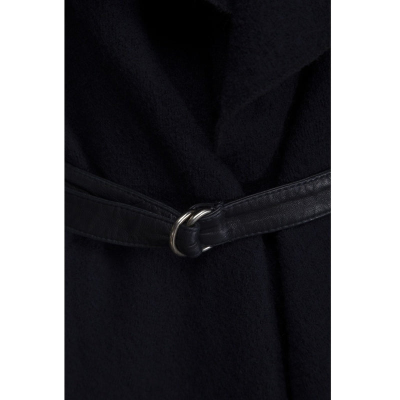 ONSTAGE COLLECTION Leather/Wool Jacket Jacket Navy