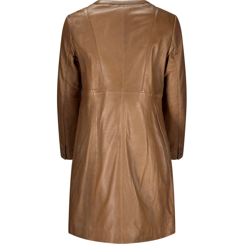 ONSTAGE COLLECTION Leather coat Coat Marron