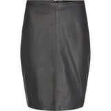 ONSTAGE COLLECTION Leather skirt Skirt Black