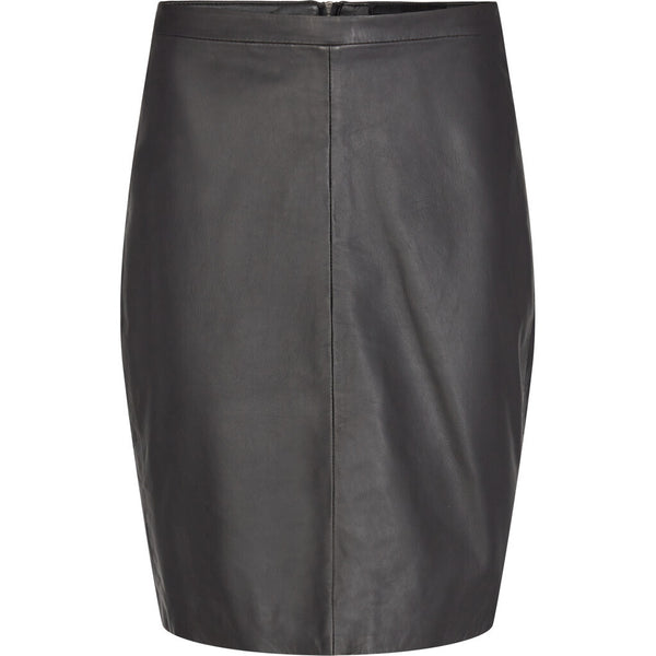 ONSTAGE COLLECTION Leather skirt Skirt Black