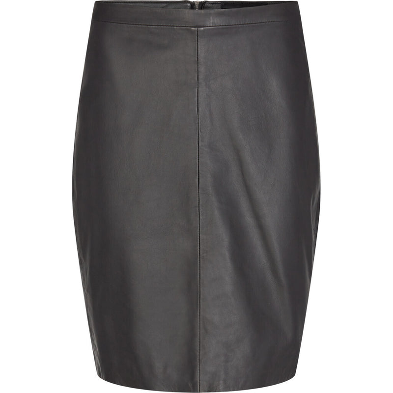 ONSTAGE COLLECTION Leather skirt Skirt Black