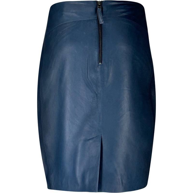 ONSTAGE COLLECTION Leather skirt Skirt Navy