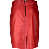 ONSTAGE COLLECTION Leather skirt Skirt Red