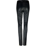 ONSTAGE COLLECTION Legging Stretch Gold Zip Legging Black w. Gold Zips