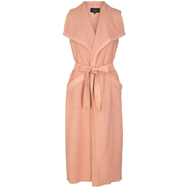 ONSTAGE COLLECTION Long Vest Coat Dark Pink