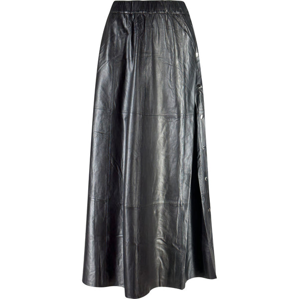 ONSTAGE COLLECTION Long skirt with buttons Skirt Black