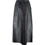 ONSTAGE COLLECTION Long skirt with silver buttons Skirt Black
