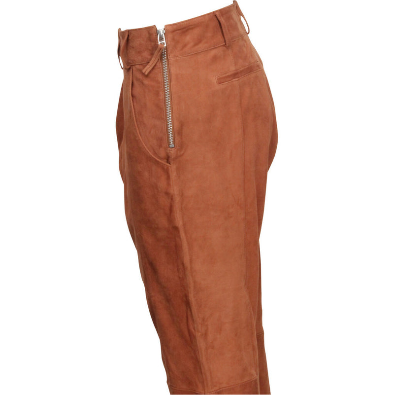 ONSTAGE COLLECTION Pants Baggy Suede Pant Rust