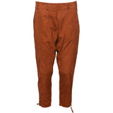 ONSTAGE COLLECTION Pants Baggy Suede Pant Rust