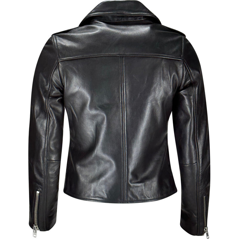 ONSTAGE COLLECTION Plain Biker Jacket Black