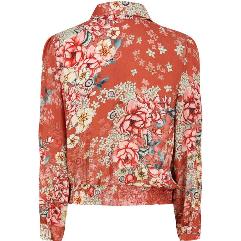 ONSTAGE COLLECTION Shirt w. small Flower Rust Shirt small flower rust