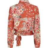 ONSTAGE COLLECTION Shirt w. small Flower Rust Shirt small flower rust