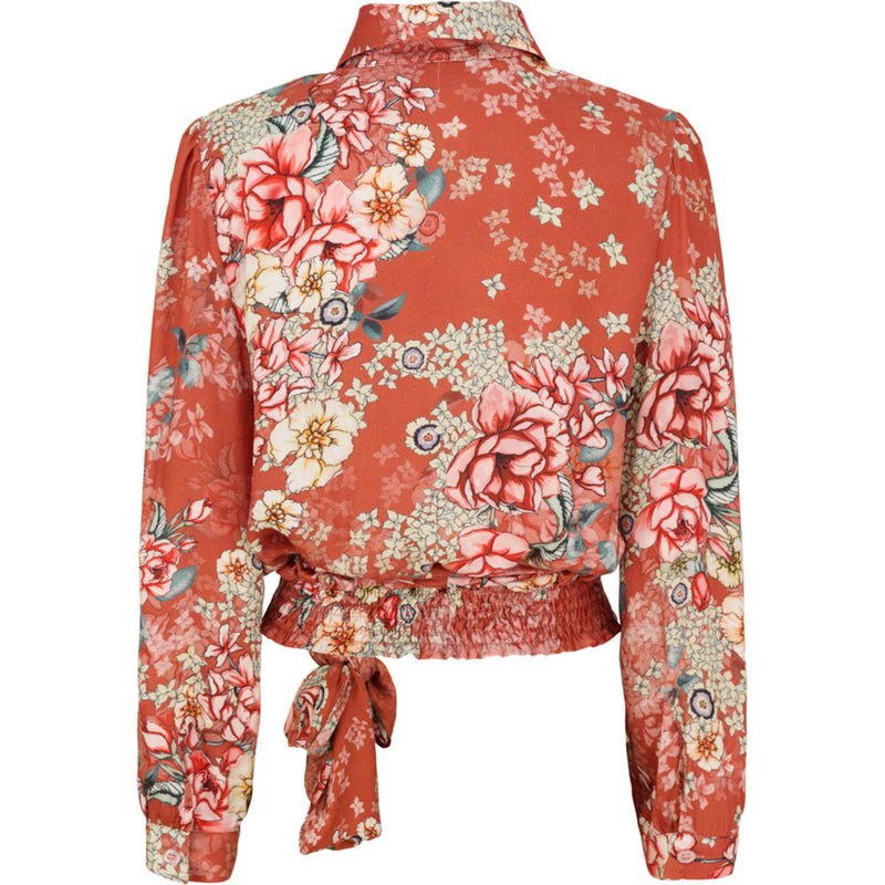 ONSTAGE COLLECTION Shirt w. small Flower Rust Shirt small flower rust
