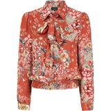 ONSTAGE COLLECTION Shirt w. small Flower Rust Shirt small flower rust