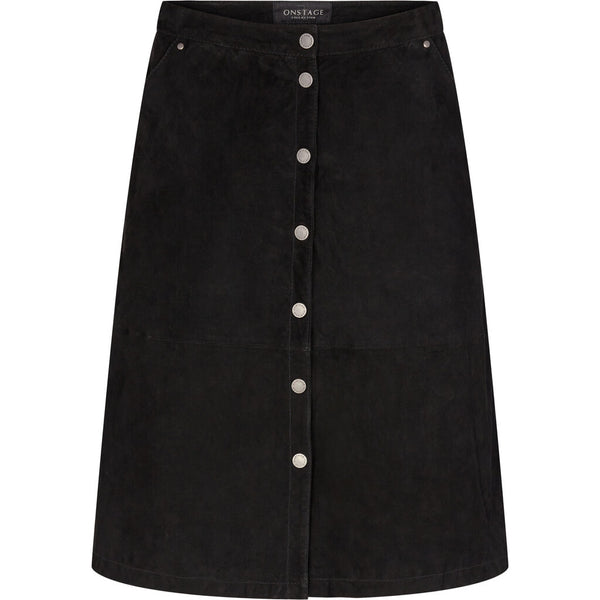 ONSTAGE COLLECTION skirt suede Skirt Black