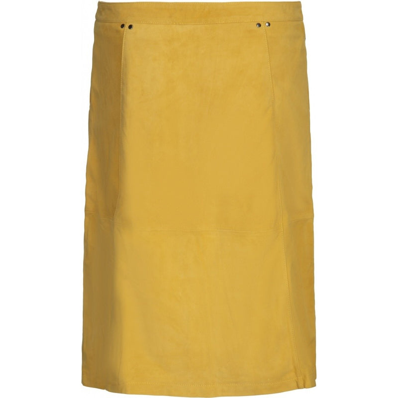 ONSTAGE COLLECTION skirt suede Skirt Sun yellow