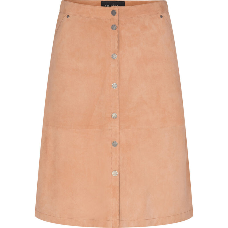 ONSTAGE COLLECTION skirt suede Skirt Tostado
