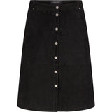 ONSTAGE COLLECTION skirt suede Skirt Black