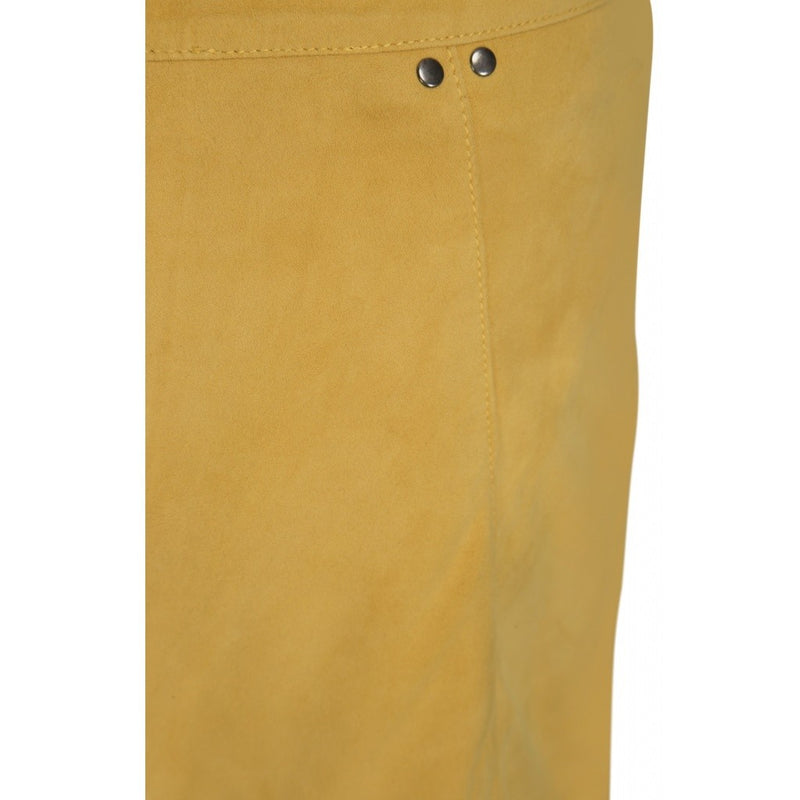 ONSTAGE COLLECTION skirt suede Skirt Sun yellow