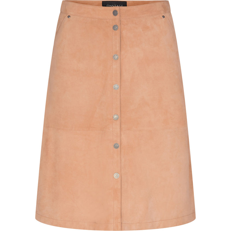 ONSTAGE COLLECTION skirt suede Skirt Tostado