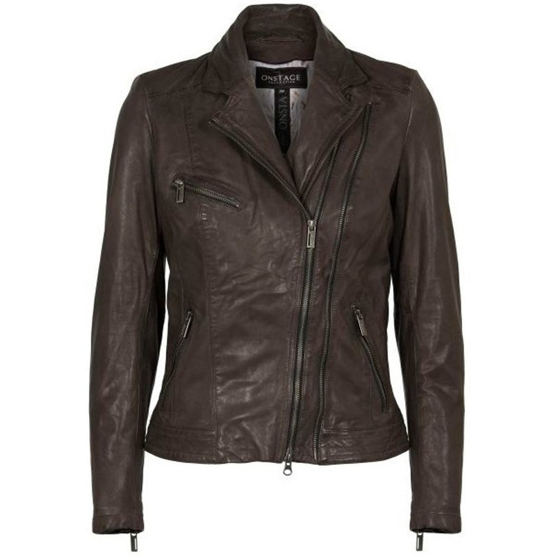 ONSTAGE COLLECTION Biker Raw Jacket Antracit