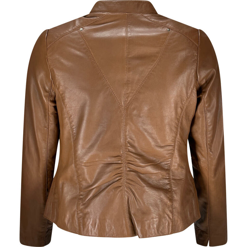 ONSTAGE COLLECTION China Collar Jacket Jacket Marron