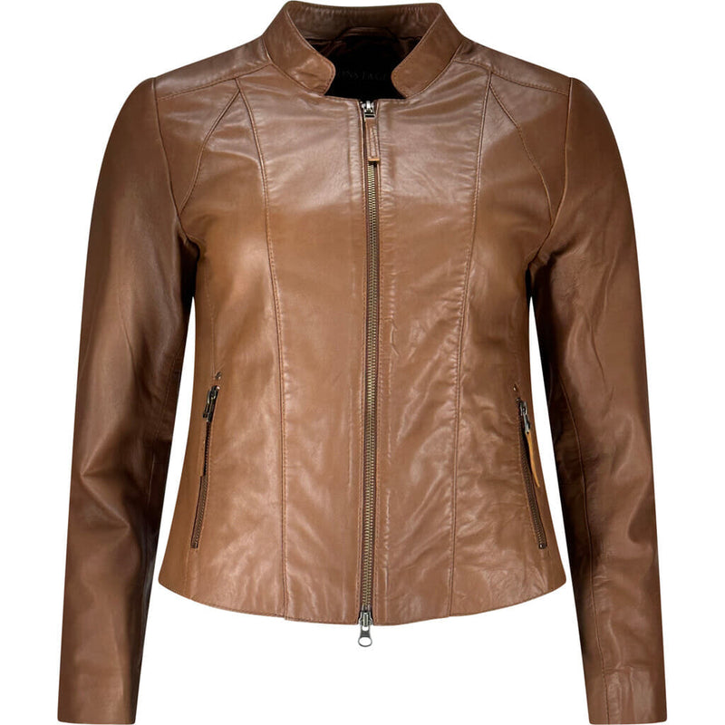 ONSTAGE COLLECTION China Collar Jacket Jacket Marron