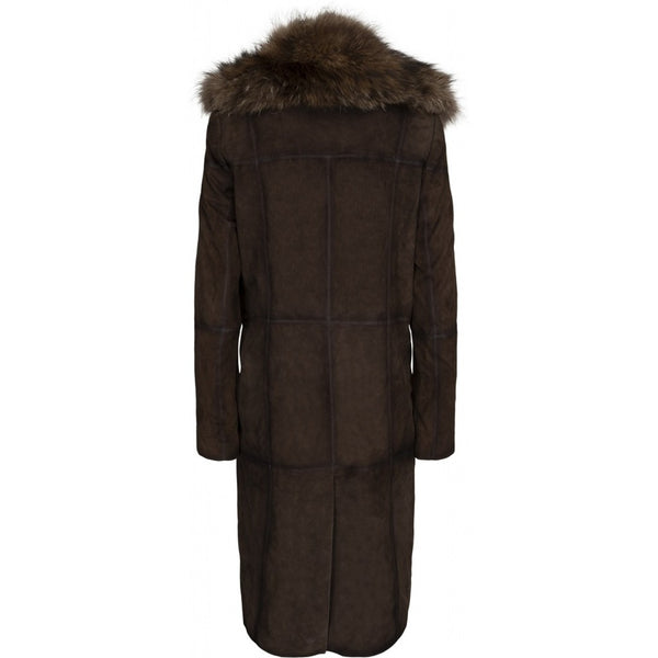 ONSTAGE COLLECTION Coat Suede Racoon Coat