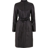 ONSTAGE COLLECTION Fashionable lamb leather dress Dress Black