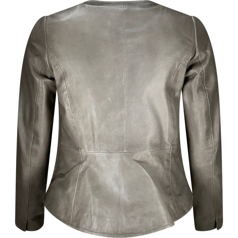 ONSTAGE COLLECTION Elegant Leather Jacket Jacket Sand
