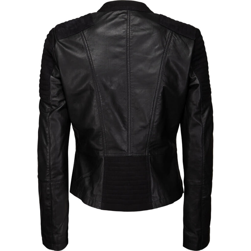 ONSTAGE COLLECTION JACKET LEATHER+SUEDE Jacket Black