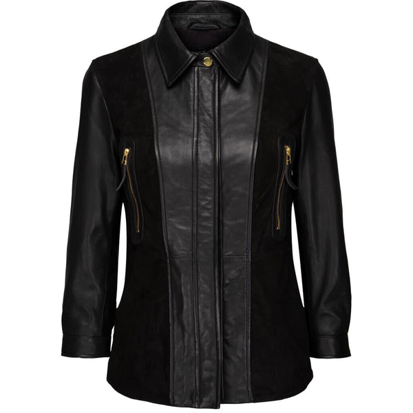 ONSTAGE COLLECTION JACKT SUEDE Jacket Black