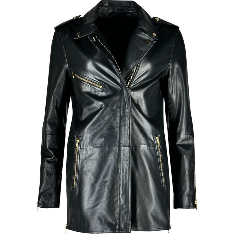 ONSTAGE COLLECTION Jacket Biker Long Jacket Black